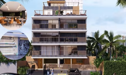 Flat com 1 quarto à venda na Avenida Cabo Branco, Cabo Branco, João Pessoa