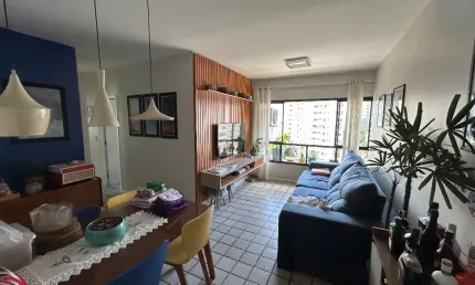 Apartamento de 75m2, com 3/4, sendo um revertido, suite, Cidade Jardim