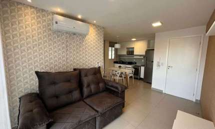 Aluguel 47 m² / 2 quartos / Beira Mar com Vista Mar / 100% Nascente