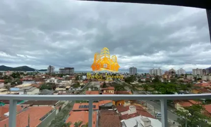 Apartamento com vista para o mar, novo no edifício eurus à 400 metros da praia no indaiá