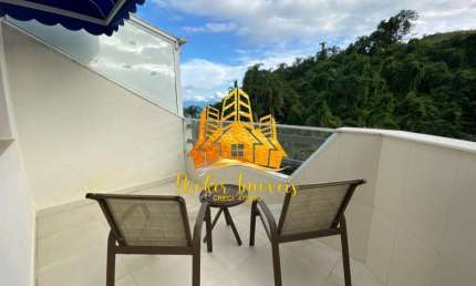 Lindíssima Cobertura Duplex na Martim de Sá, com Vista para o Mar Prédio Pé na Areia