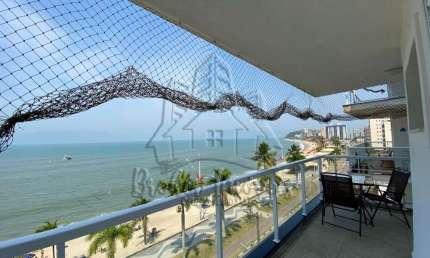 Apartamento Frente ao Mar com a vista dos sonhos na Martim de Sá em Caraguatatuba- EDIFÍCIO ANTLANTIC TOWER