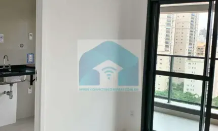 Apartamento a venda brooklin 1 dormitório, 1 suite, 1 lavabo, 1 vaga 38 m² com lazer.