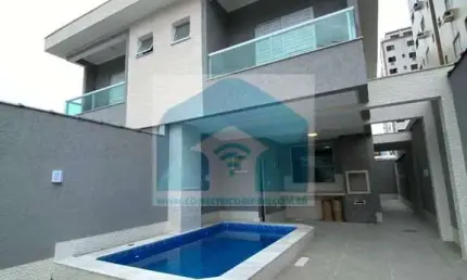 Casa em condomínio fechado com 3 quartos à venda na Rua Bororós, 200, Tupi, Praia Grande