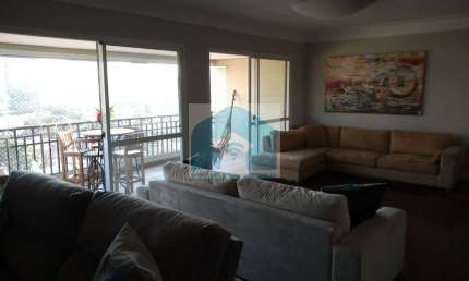 Apartamento À Venda no Brooklin - 170 m² 3 Suites 3 vagas de garagem andar alto