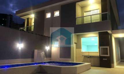 Casa em condomínio fechado com 3 quartos à venda na Rua Carimbo, Tupi, Praia Grande