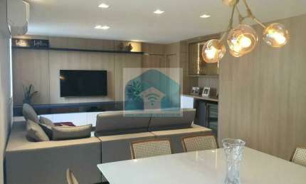 Apartamento Brooklin ,3 dormitórios, 2 suites ,3 vagas + deposito 125m².