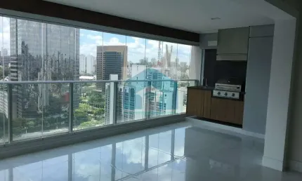 Apartamento Brooklin locação ,132m², 3suítes varanda gourmet , 2 vagas, com lazer .