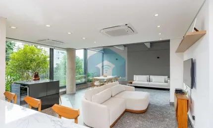 Apartamento garden a venda brooklin 2 suítes 2 vagas 165m²
