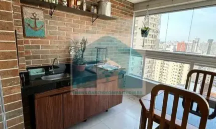 Apartamento no canto do forte praia grande sp, com 2 dormitórios.