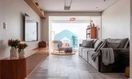Apartamento no Brooklin  99,70m²- 3 quartos (sendo 1 suíte) -  2 vagas