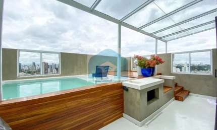 Cobertura Chácara Santo Antônio ,2 suítes, 4 vagas, 198m², com piscina!