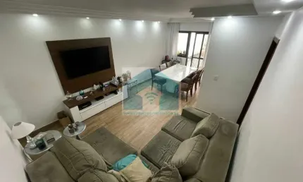 Apartamento Moema Índios, 100m², 3 suítes, 2 vagas e lazer com piscina