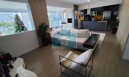 Apartamento Brooklin, porteira fechada, , 2 suites com varanda gourmet  2 vagas105m³ e lazer.
