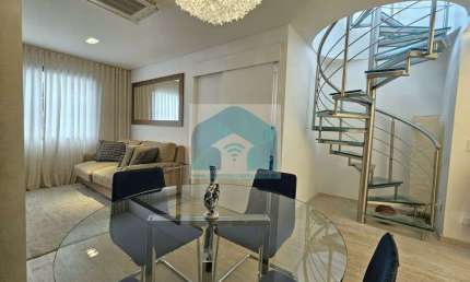 COBERTURA DUPLEX MOBILIADA - VILA NOVA CONCEIÇÃO - NOVINHA