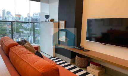 Apartamento Brooklin Paulista   com 1 Quarto e 1 banheiro à Venda, 38 m²