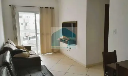 Apartamento na vila tupi praia grande sp, com 2 dormitórios, 1 suíte