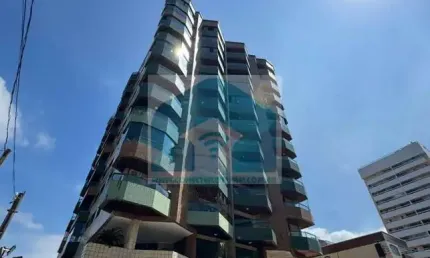 Apartamento no Bairro Tupi Praia Grande SP, com 2 dormitórios, 1 suíte