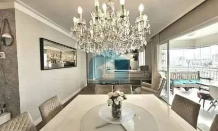 Apartamento no campo belo 123 m², 3 quartos,1 suíte varanda gourmet e 2 vagas.