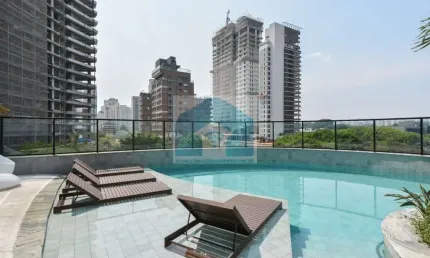 Apartamento moema com 1 quarto e 2 banheiros à venda, 64 m²