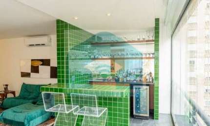 Apartamento Brooklin, 3 suites , 4 vagas e  218m² Varanda Gourmert