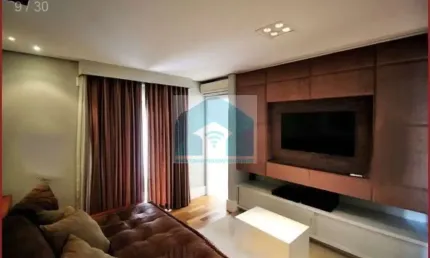 Apartamentos Vila Nova Conceição 2 suítes, 3 vagas , mobiliado 157m².