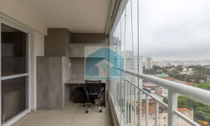 Apartamento Campo Belo 35 m²,1 dormitório e 1 vaga.