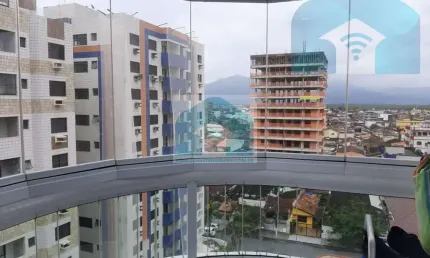 Apartamento - Edifício: Residencial Andressa Vila Tupi-Praia Grande-2 quartos,1 suíte, 2 banheiros,