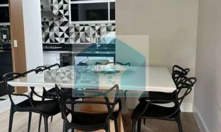 Lindo Apartamento Mobiliado para Locação no Brooklin ? 2 Dorms + Sala Ampliada