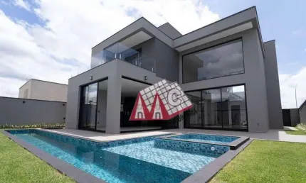 Belíssimo sobrado amplo com 3 suítes à venda, 318 m² por R$ 2.950.000 - Alphaville Nova Esplanada 3 - Votorantim/SP