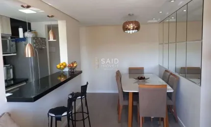 Apartamento 2 dormitórios sendo 1 suíte, Bairro Nova Mogilar - Mogi das Cruzes
