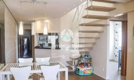 Cobertura com 2 dormitórios para alugar, 130 m² por r$ 6.830/mês - boa vista - são caetano do sul/s