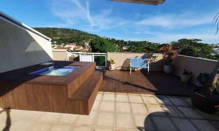 Cobertura duplex com 4 quartos Alto Padrão em Piratininga - Niterói - RJ