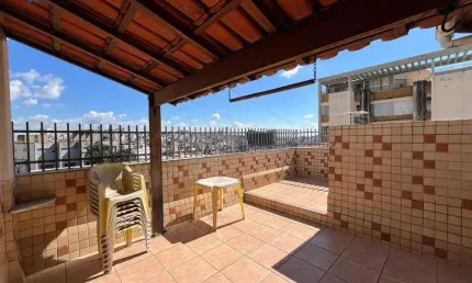 Cobertura com 3 dormitórios, 122 m² - venda por r$ 750.000,00 ou aluguel por r$ 3.887,00/mês - carlos prates - belo horizonte/mg