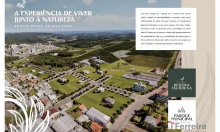 Ferreira negócios imobiliários vende	terreno em flores da cunha bairro centro  reserva falavigna