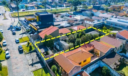Terreno à venda na rua santa joana d'arc, 183, lindóia, curitiba, 576 m2 por r$ 860.000