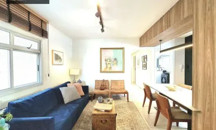 Apartamento reformadíssimo 2 suítes (master com closet) cozinha integrada à sala  1 vaga jardins