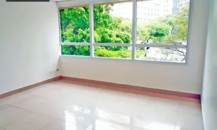 Sala comercial, com 33m² vão livre 1 vaga paulista.