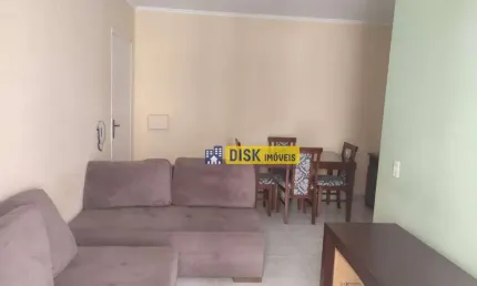 Apartamento mobiliado com 2 dormitórios e sacada – 55 m² – planalto, são bernardo do campo