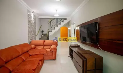 Sobrado com 3 dormitórios à venda, 210 m² por r$ 880.000,00 - jardim palermo - são bernardo do campo/sp