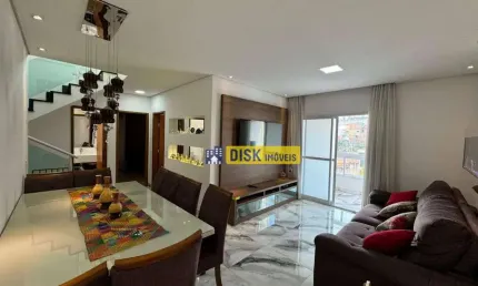 Cobertura à venda, 176 m² por r$ 850.000,00 - vila gonçalves - são bernardo do campo/sp