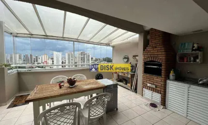 Cobertura com 3 dormitórios à venda, 167 m² por r$ 1.100.000,00 - jardim nova petrópolis - são bernardo do campo/sp