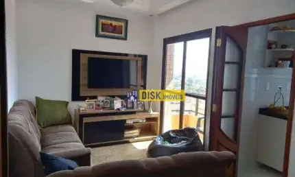 Apartamento com 3 dormitórios à venda, 83 m² por r$ 525.000 - vila scarpelli - santo andré/sp