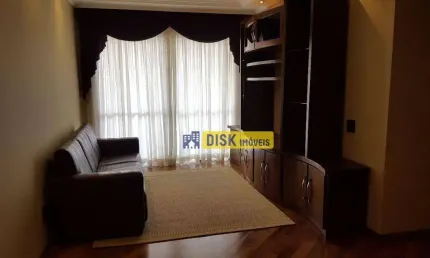Apartamento com 3 dormitórios para alugar, 100 m² por r$ 6.060,00/mês - vila bastos - santo andré/sp