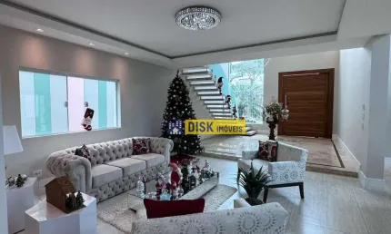 Casa com 5 dormitórios à venda, 550 m² por r$ 5.328.000,00 - parque anchieta - são bernardo do campo/sp