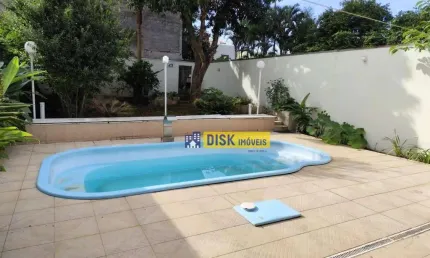 Casa com 3 dormitórios para alugar, 350 m² por r$ 9.500,00/mês - vila scarpelli - santo andré/sp