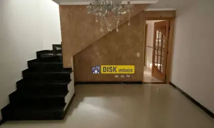 Sobrado 2 dormitórios com 2 vagas – 120m² – centro –  são bernardo do campo