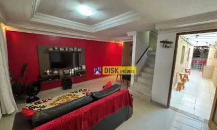 Sobrado com 4 dormitórios à venda, 160 m² por r$ 650.000,00 - jardim calux - são bernardo do campo/sp