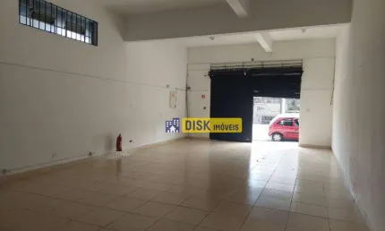 Salão comercial de 150m² com cozinha e depósito – baeta neves, sbc
