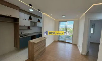 Apartamento com 2 dormitórios para alugar, 52 m² por r$ 3.950,00/mês - rudge ramos - são bernardo do campo/sp